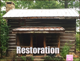Historic Log Cabin Restoration  Sizerock, Kentucky